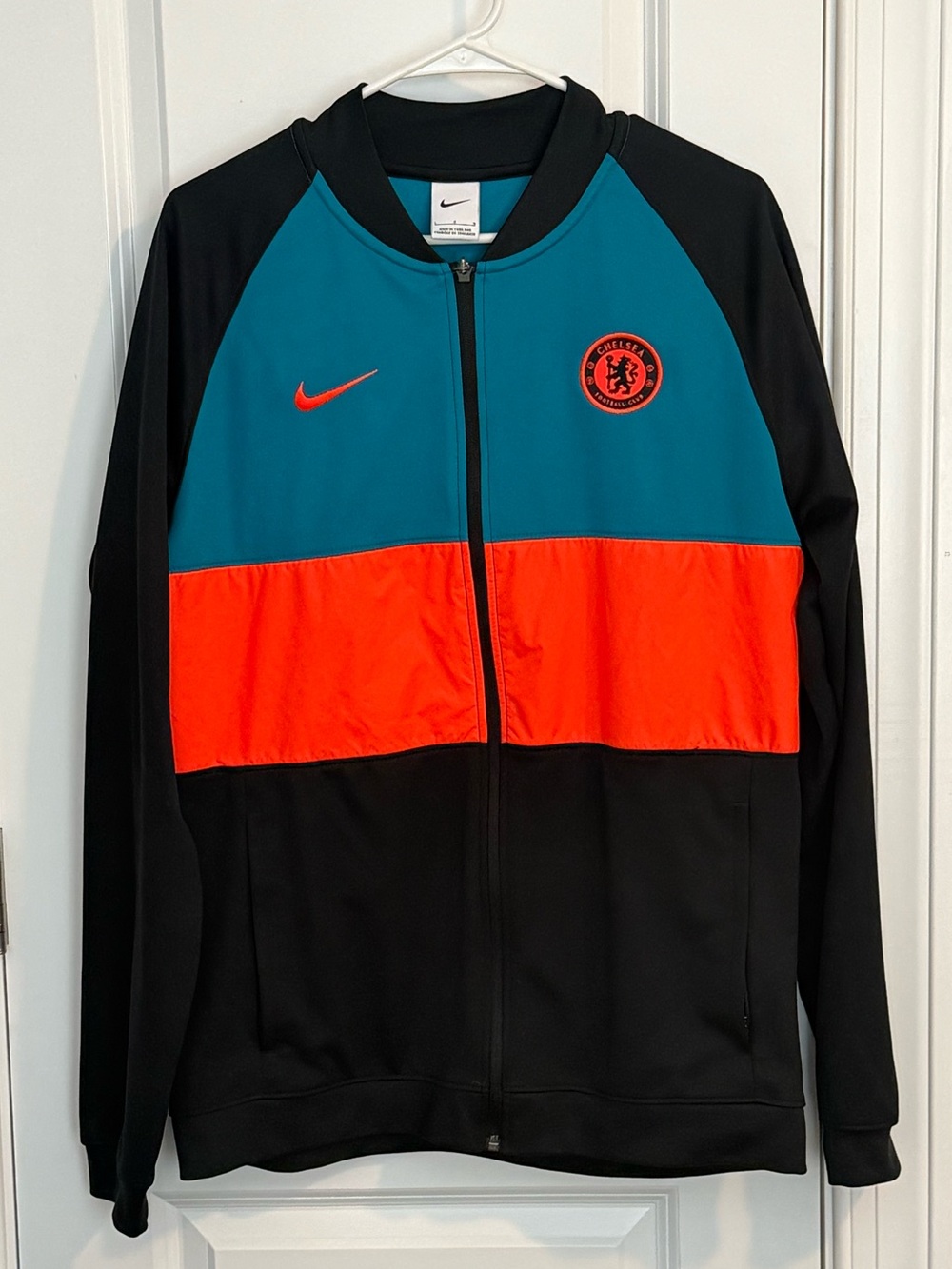 Chelsea FC Zip Jacket - Teal/Orange/Black Nike